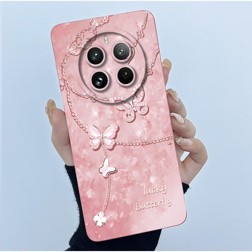 

Чехол для телефона Realme 12 Pro Plus 12Pro Модный Простой Масляная живопись Мягкий Жидкий силикон Чехол Для Realme12 Pro Fundas Realme 12 Pro