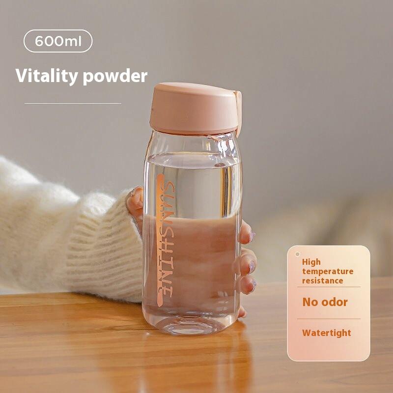 420Ml/600Ml Plastic Water Bottle Leakproof Portable Anti Drop Water Cup Students Bottle Coffee Tea Cup Summer Drinkware