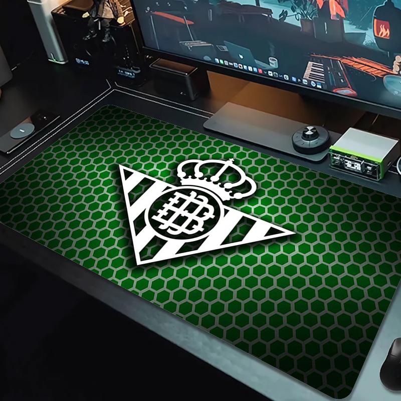 Real Betis stone Color Mouse Pad Large Gaming Table Cushion Non-slip Laptop Tablet Big Mousepad XXL Mat Mini PC Playmat With Lock edge