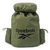 New Reebok Fabric Bucket Bag, Backpack Regular Unisex Black/Olive/Khaki RB230009M