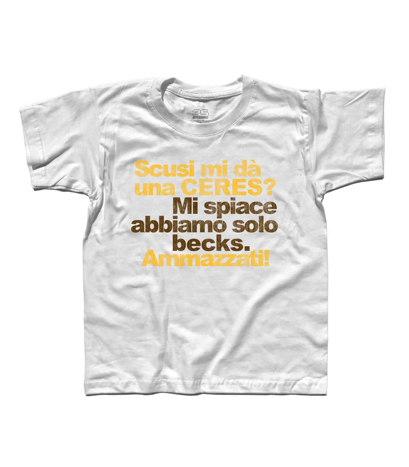 T-Shirt Baby Sorry Me Gives A Ceres Becks Beer Double Malt Beer Genova 120