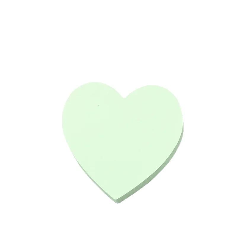 100 Blatt Herz Haftnotizen Notizblock Selbstklebende Notizzettel Notizbuch Planer Aufkleber für Büro Schule Schreibwaren Zubehör