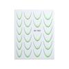 Stickers d'ongles Sourire Croissant Français Dégradé - Design Simple & Polyvalent