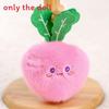 Watermelon Apple Eggplant Garlic Carrot Plush Keychain For Girls Accessory Bag