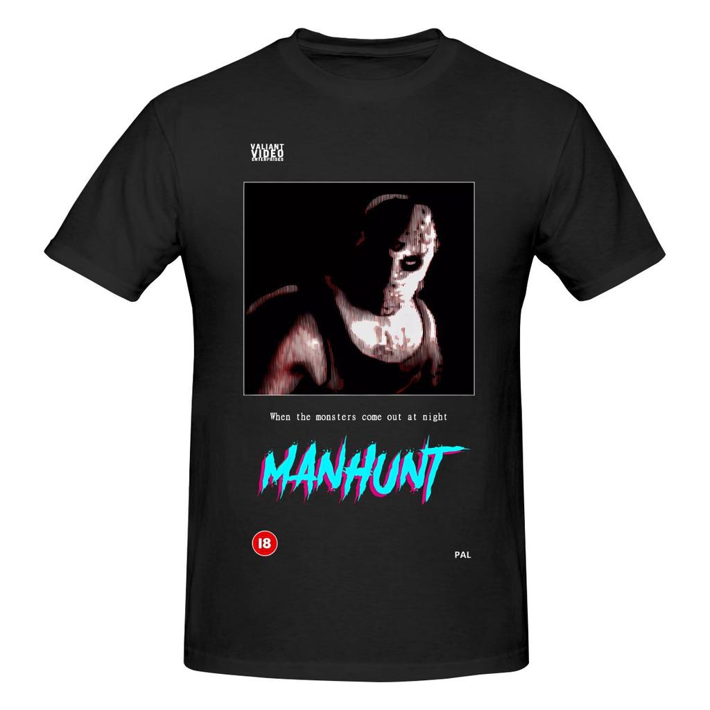 Funny Unisexhunt Vhs Movie Cover Unisexs Printed Tshirt Unisex T Shirtsimple