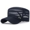 Outdoor Sports Cap Summer Mesh Breathable Casual Sun Hat Unisex Solid Color Baseball Cap