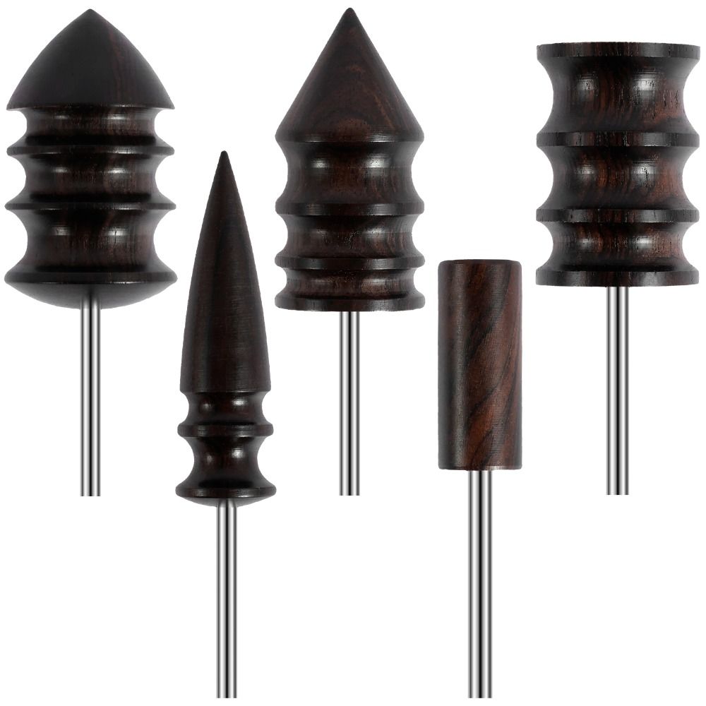 Black Leather Burnisher Handmade Electric Polishing Slicker Leather Edge Polishing Slicker  Craft