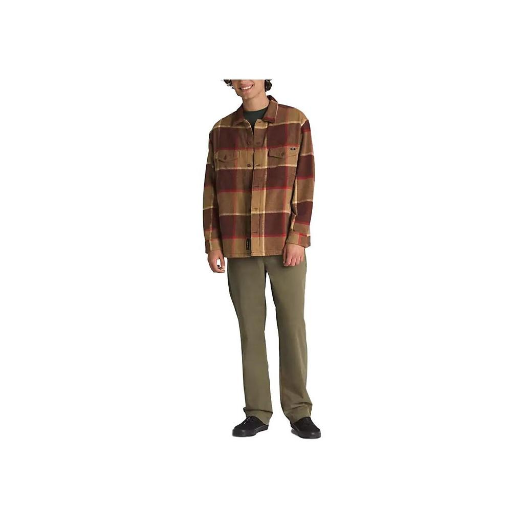 Vans Norbeck Long Sleeve Plaid Slim Fit Shirt Men Tops Multiple-Colors VN000AAYCLY