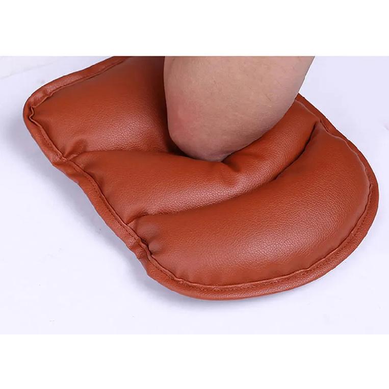 Leather Car Armrest Pad Covers Universal Center Console Auto Seat Armrests Box Pads Black Armrest Storage Protection Cushion