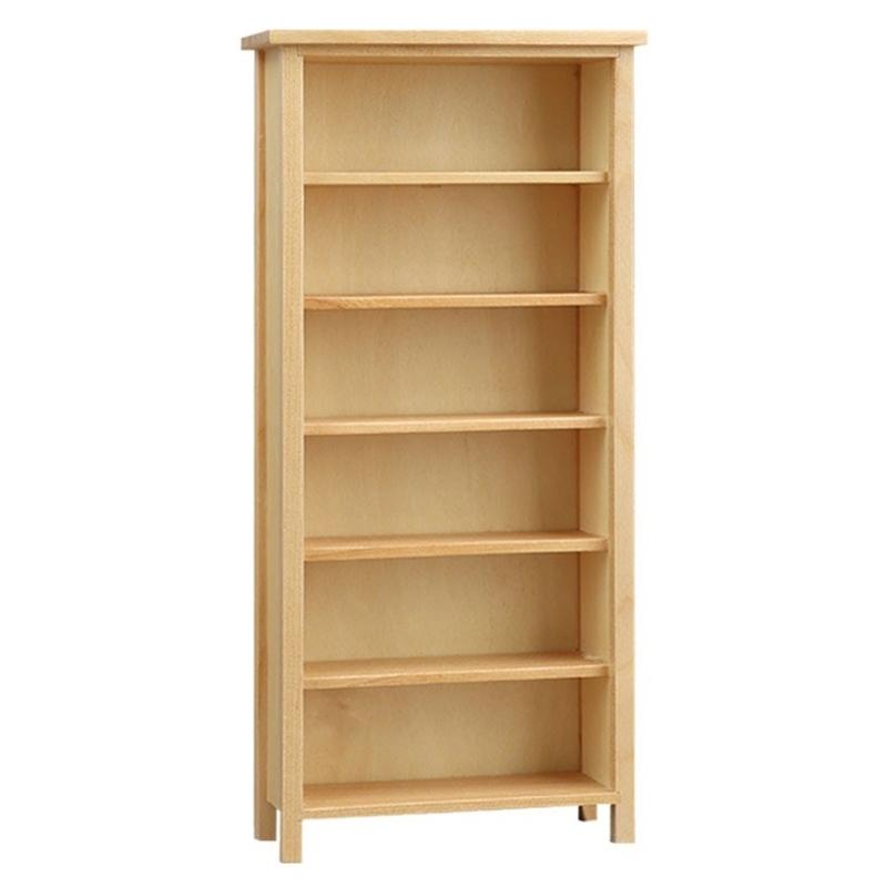 Bookcase Miniature Wooden Cabinet For Dollhouses Bedroom Living Room Decors DIY Craft Project Tiny House Furniture