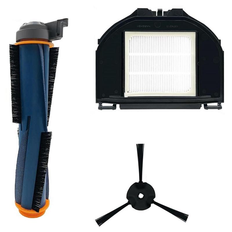 

A65T-Vacuum Replacement Parts Accessories Kit For Shark RV2310AE Matrix Robot Vacuum Cleaner,Main Side Brush, HEPA Filters чёрный