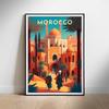 Morocco Travel Poster Landscape Morocco Travel Poster Prints Morocco Travel Poster Canvas Painting Home Bedroom Wall Decor