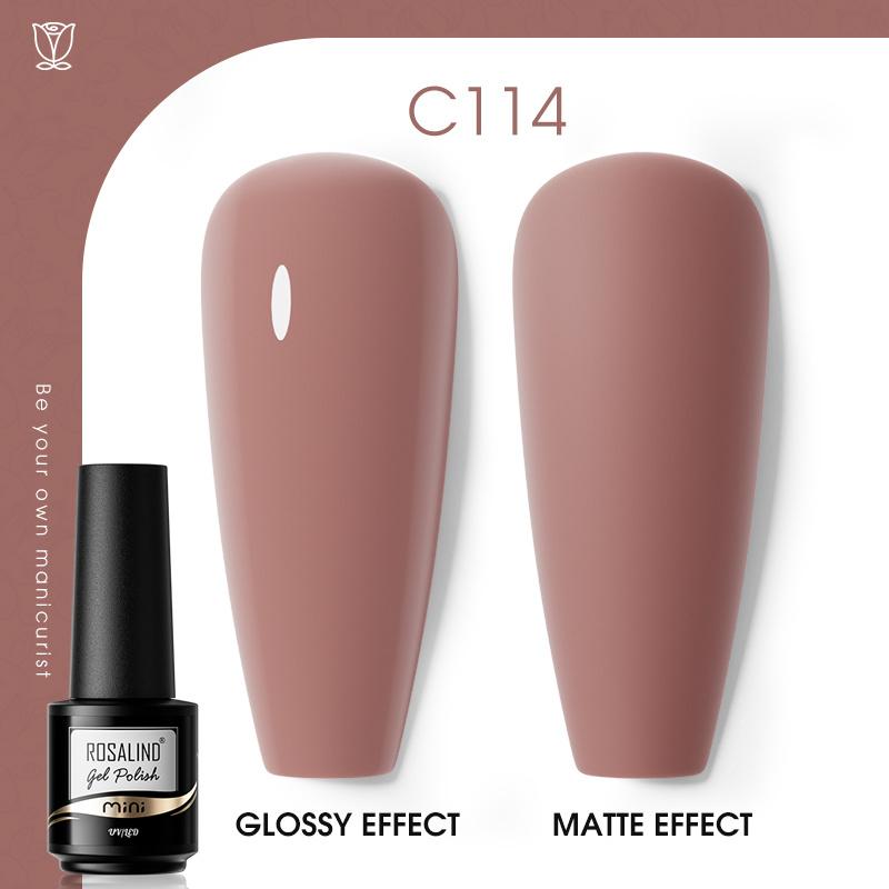 ROSALIND Gel Nagellack Soak Off UV LED Nails Art Design Lack Semi Permanent Gele Lack DIY Maniküre