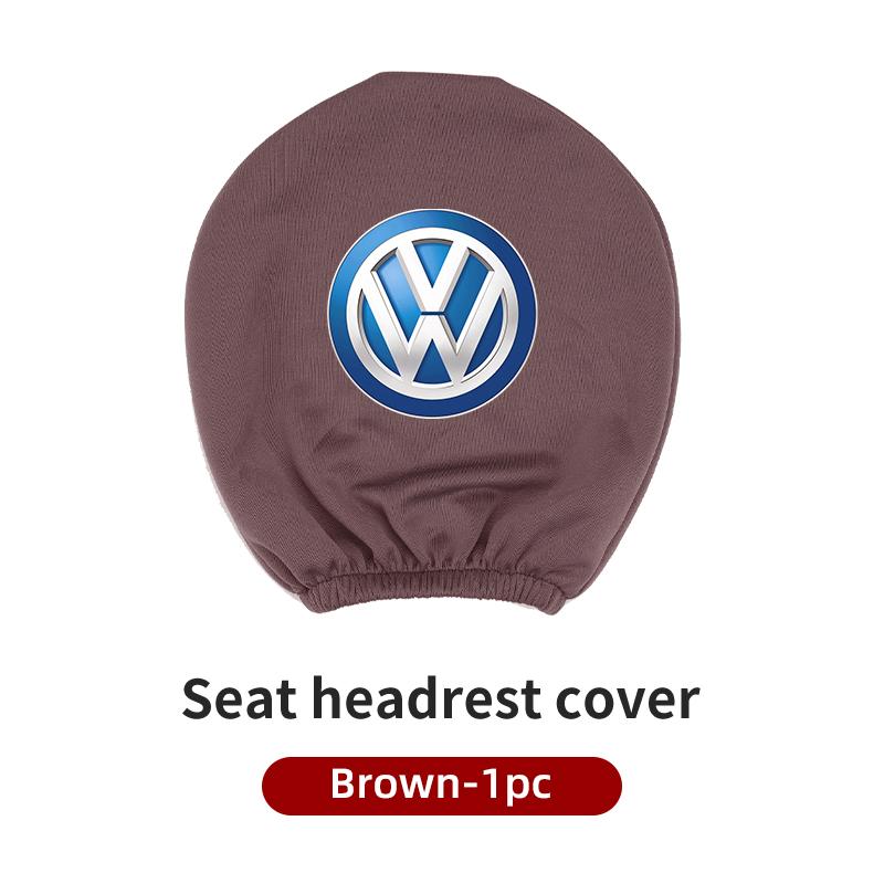 2026 Hot For Volkswagen VW Car Seat Headrest Protective Cover Anti-Dirty Pillow Protector For VW Scirocco Jetta Beetle Golf Pass