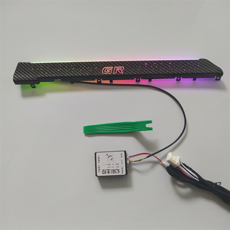 For Toyota Corolla - Decorative Ambient Light LED Car Atmosphere Lamp illuminated Strip 64 Colors Button Control