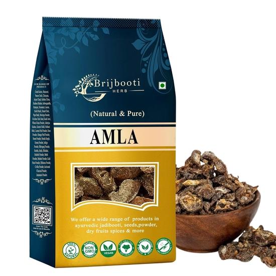 Бирджу Махавир Органический цельный амла / Индийский крыжовник, 1 кг, Натуральный (BMKB-214) 1KG