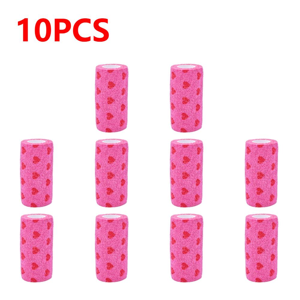 1-10pcs Cat Self-adhesive Elastic Bandage for Pet Dog Cat Bandage Leg Cover Protector Strap Bandage Non-woven Cohesive Bandage