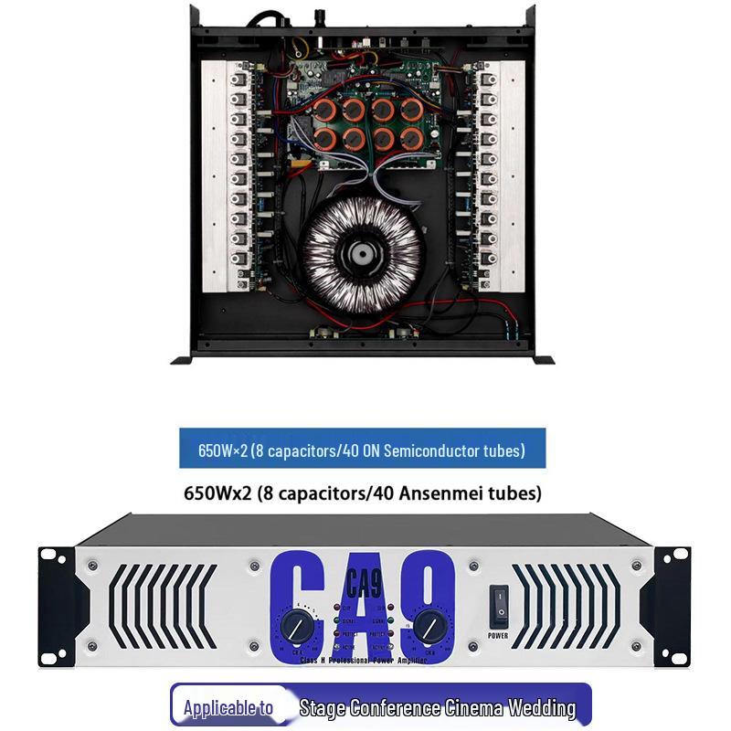 CA12 High-Performance Power Amplifier for Home, KTV, and Bar Subwoofers