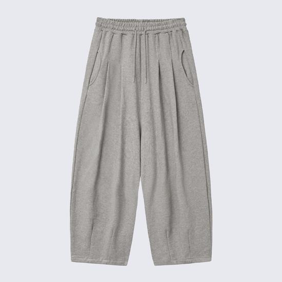 Turtleneck Sweat & Wide Leg Balloon Pants 2 Colors