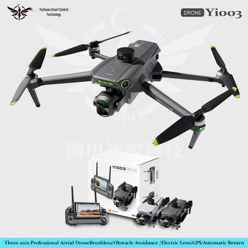 Wing 003 Pro Drone: Touchscreen GPS Control, 3-Axis Gimbal, Laser Obstacle Avoidance, Ultra-Long Battery for Aerial Photography.