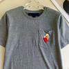 High Quality Donkey Embroidered Floral Round Neck Short Sleeve Women's T-shirt