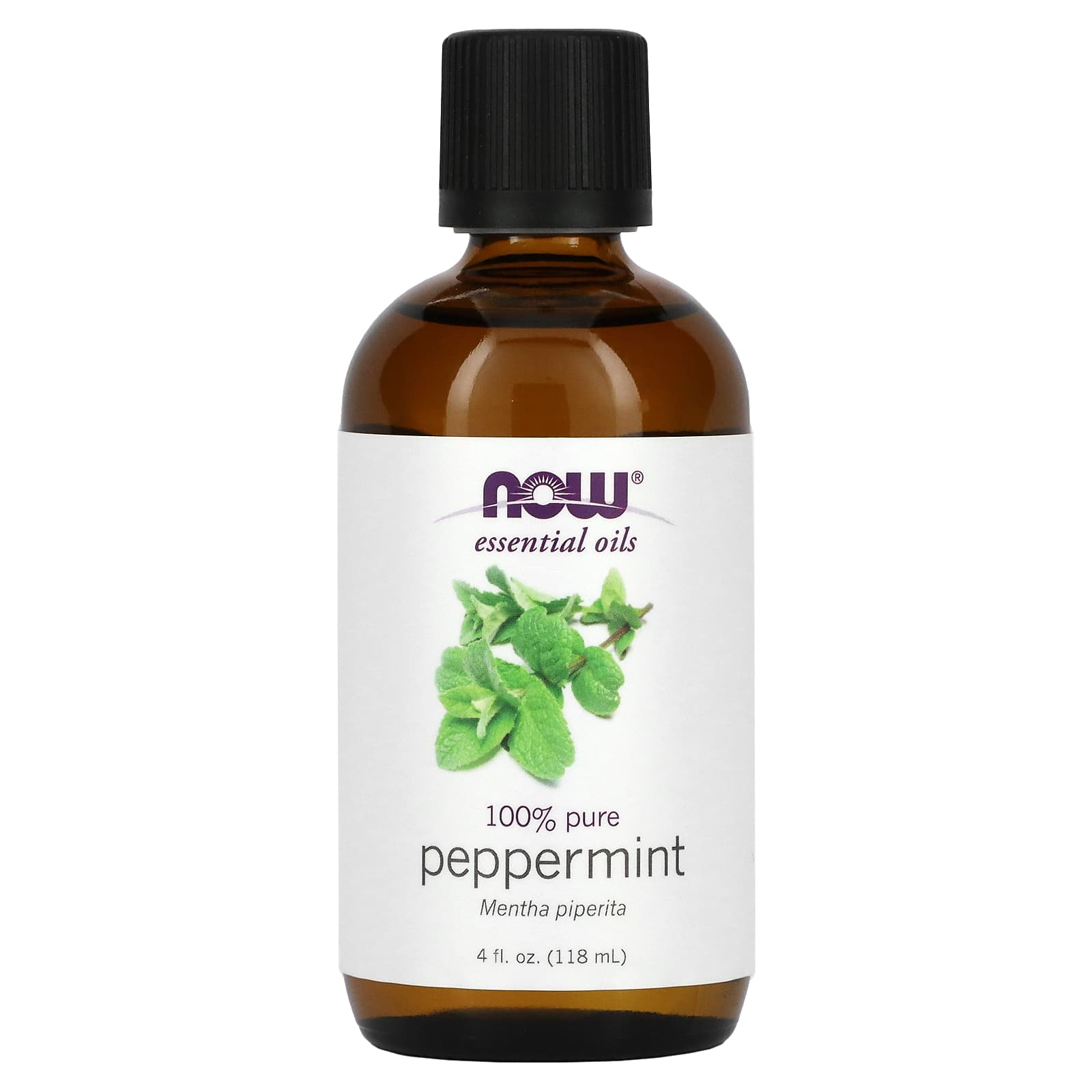 

NOW Foods, Эфирные масла, 100% чистая перечная мята, 4 жидких унции (118 мл)