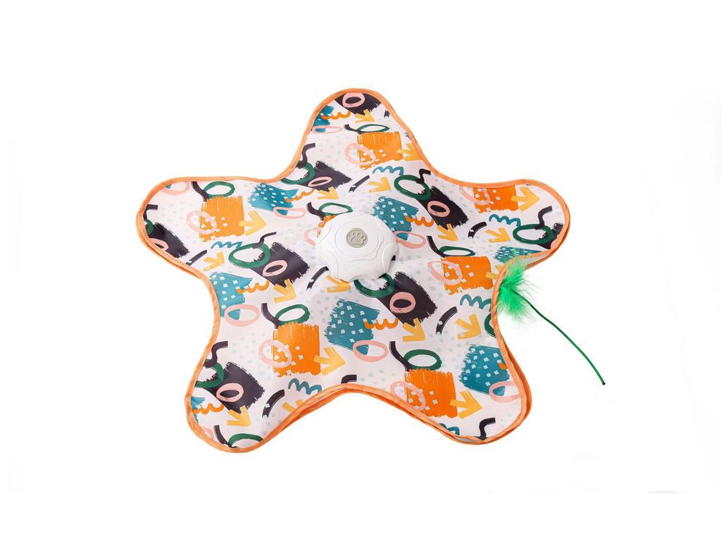 Electric Interactive Cat Teasing Ball and Stick Kitten Toy