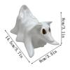 A27F-Indoor Halloween Decorations, Light Up Ghost Kit Featuring 3 LED Lit Ghost Dog Set-Ghost Pet Night Lights
