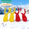 Kids' Snowball Maker & Sandball Clips for Snow Play and Beach Fun