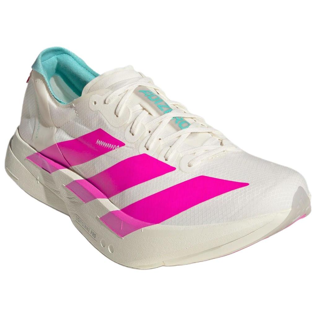 Adidas Adizero Adios Pro 4 Limited Edition Carbon Pillar Comfortable Durable Marathon Racing Running Shoes Men Running Shoes White Bright-Pink KJ3873