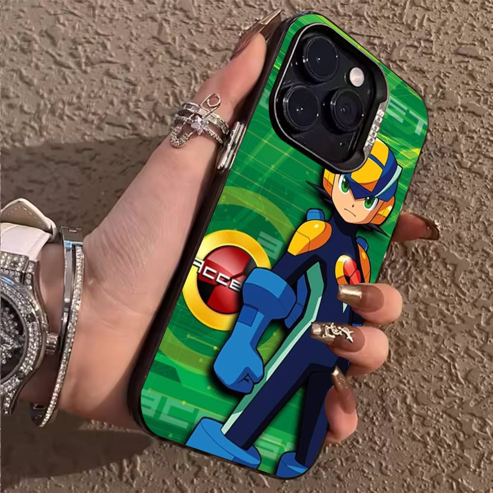 M-Mega Man S-Star Force Phone Case For iPhone 17,16,15,14,13,12,11,Pro,MAX,Plus TPU Soft To Skin-friendly Cover