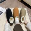 Sneeuwlaarzen nieuw antislip winter warm opgestapeld verdikt klassiek kort sneeuwkatoenlaarzen katoenen schoenen