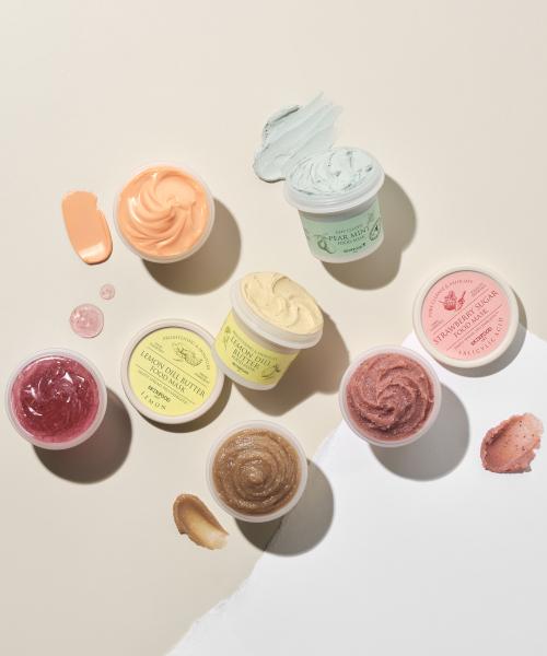 SKINFOOD Food Mask Set (Choose 2 from 10 Types + FREE Brush & Strawberry Sugar Mask 20g)