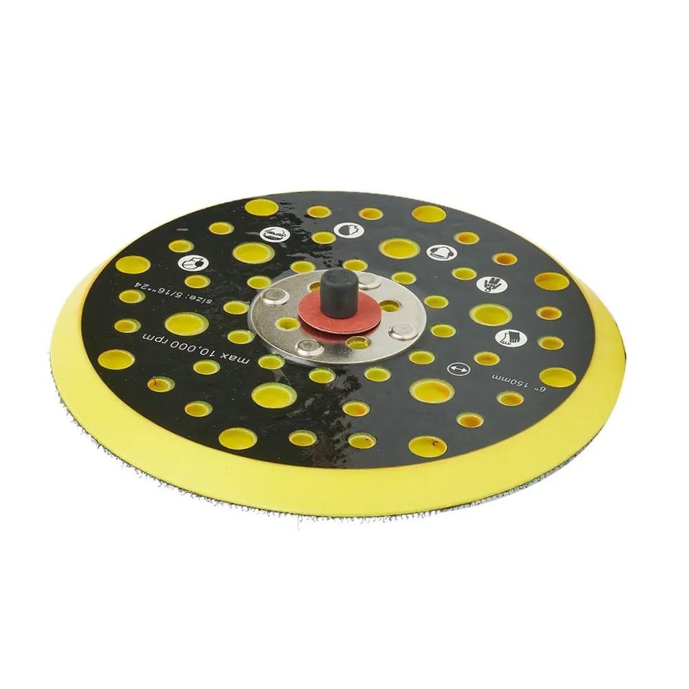 Portable Pratical High Quality Hot New Nice Backing Pad Hook&Loop 1* 52 Holes Backing Disc Dust For-MIRKA Free