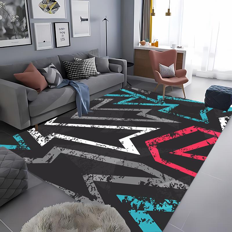 Graffiti Seamless Pattern Large Area Carpet for Living Room Bedroom Sofa Doormat Kitchen FloorTapete Anti-slip Decor Alfombra HD