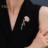 Alloy Enamel Flower Carnation Brooch Dripping Oil Process Pin Wearresistant Antirust Brooch Versatile Collar Coat Accessory For Party