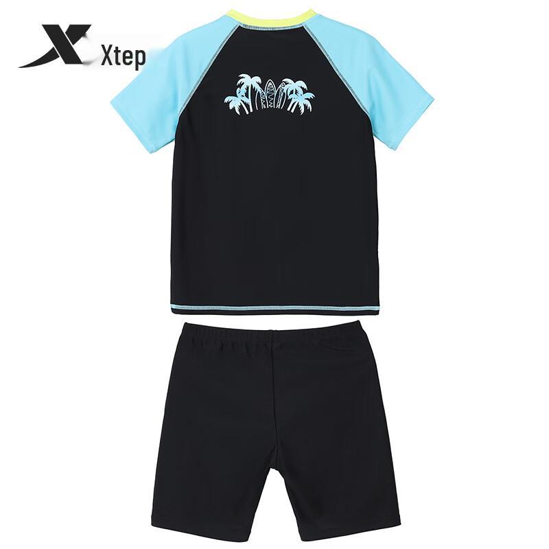 Xtep Boys' Short Sleeve Two-Piece Swimsuit