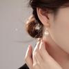 Banyan Tree S925 Silver Light Luxury Pearl Ear Hooks - Elegant Women's Earrings