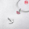 copper Butterfly Collection Color Pink Red Charm Bead Charms Bead Charms Pendant for Authentic Bracelets Woman Girl Jewellery