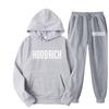 Men's HOODRICH Letter Print Casual Hoodie Sweatshirt Set - Sportswear