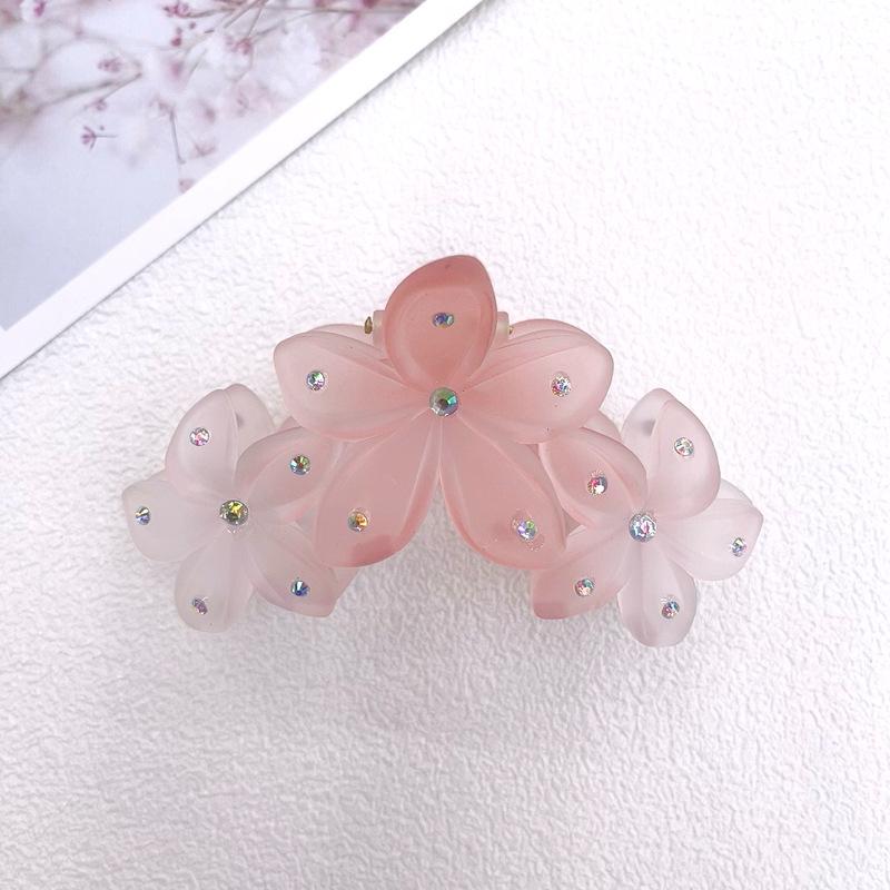 Bauhinia Frangipani High-End Women's Shark Hair Clip