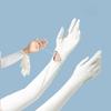 Anti-uv Ice Silk Gloves Breathable Armguard Hot Sale Hand Protector Cove  Outdoor Sports