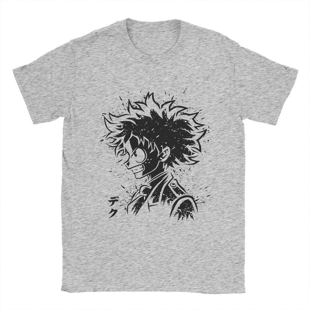 My Hero Academia Sketch Hero T Shirt  100% Cotton Clothing Vintage Short Sleeve Round Collar Tee Shirt Graphic Printed T-Shirt