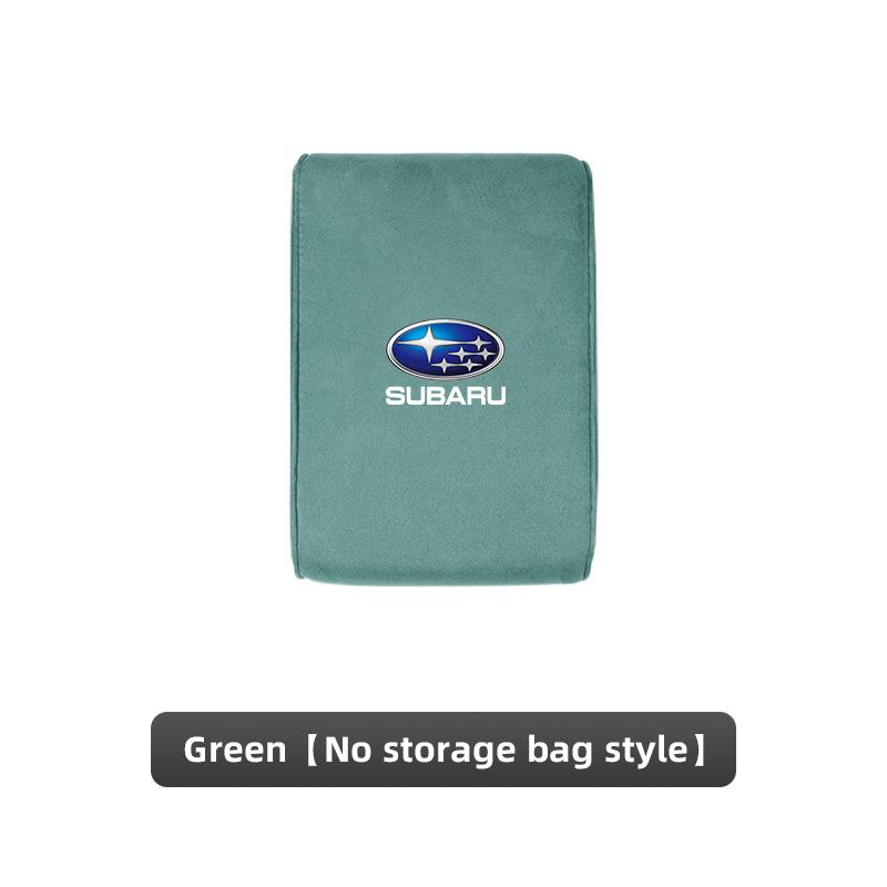 Suede Car Interior Armrest Box Mat Center Console Accessories For Subaru STI Forester Impreza Legacy Outback XV BRZ WRX Tribeca mfi1