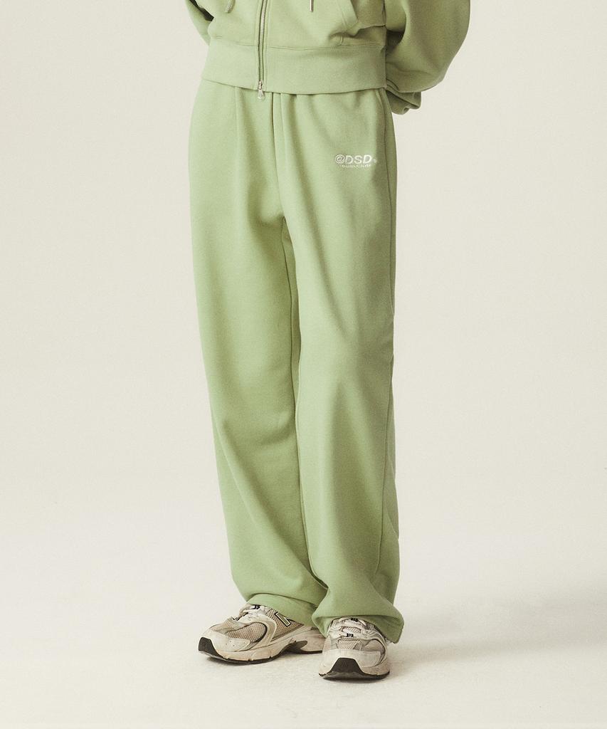 ODDSTUDIO Odsd Logo Sweatshirt 2-Way String Wide Pants - Avocado