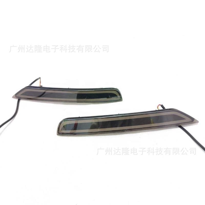 Rear Bumper Light Compatible with Subaru Forester 2008-2017 Car Accessories Auto Parts LED Brake Rear Fog Tail Light Black