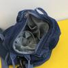 Denim Backpack Women's Casual Mini Backpack with Front Zip Pocket Adjustable Shoulder Straps Fashion School Bag