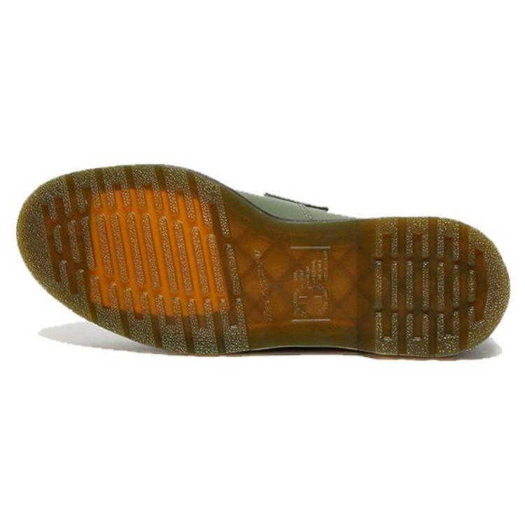 Dr. Martens Adrian YS Unisex Khaki Grün Leder 27759384