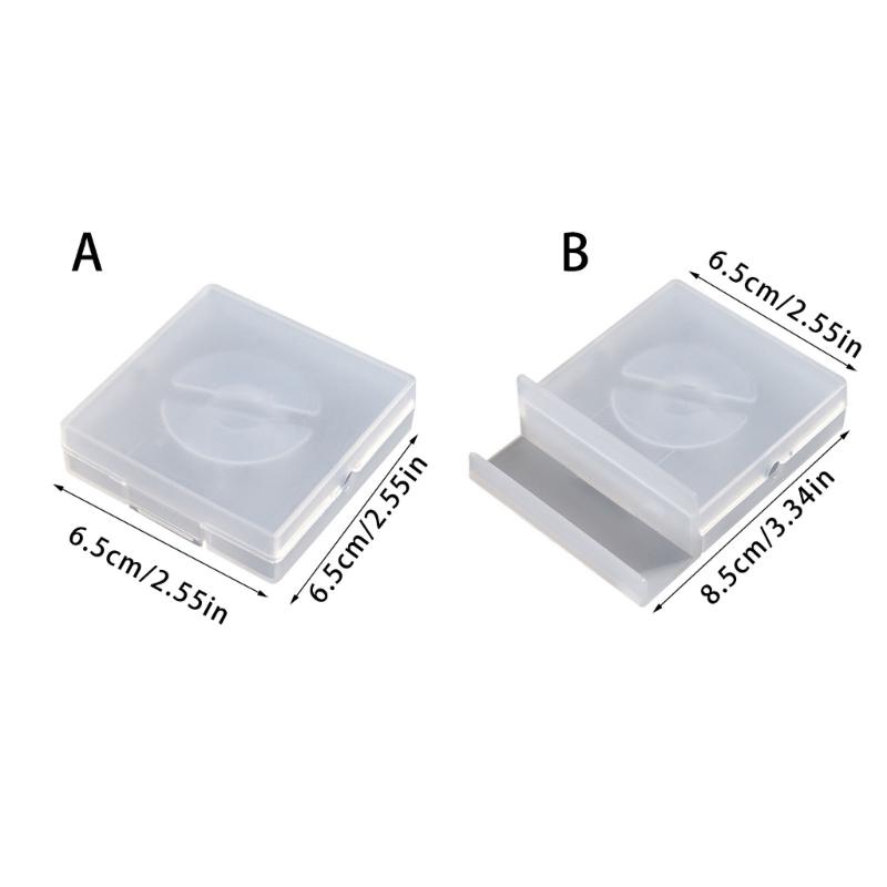 5 Pieces Portable Cable Organizers Box Retractable Cord Management Winder Case Phone Holder for Office Home or Travel