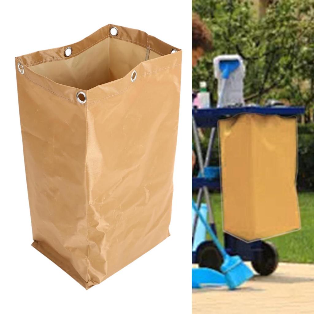 Cleaning Cart Bag, Multifunctional Thickened Janitorial Cart Bag Oxford Cloth for Office Buildings, Restaurant, Garbage